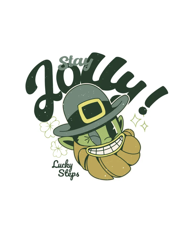 St. Patrick's Day Leprechaun canvas met Baklijst van 🥝 KIWI STORE