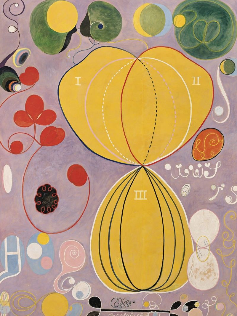 Hilma af Klint - Die Zehn Größten, Nr. 07, Erwachsenwerden, Gruppe I Poster von William Store