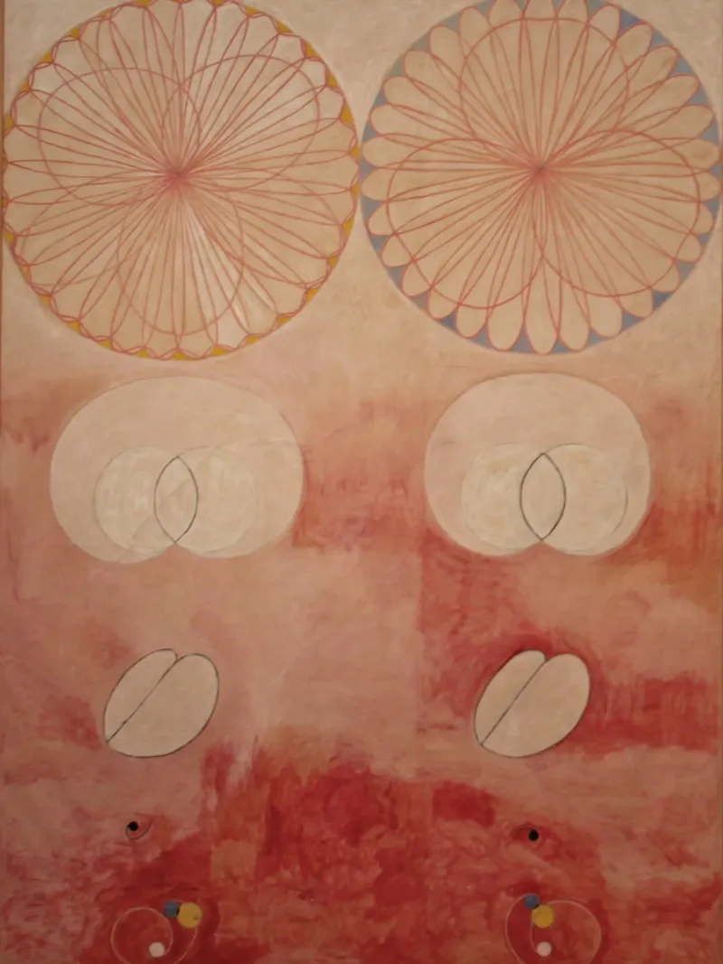 Hilma af Klint - I dieci più grandi, n. 09, Vecchiaia, Gruppo IV pellicola backlit da William Store