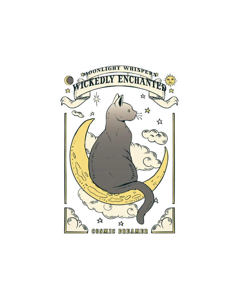gatto lunare poster da 🥝 KIWI STORE