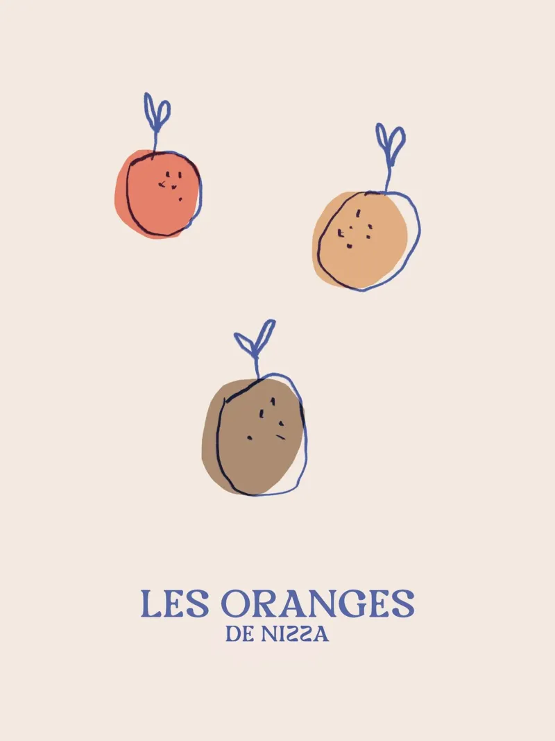 Les Oranges carta hahnemühle da treechild