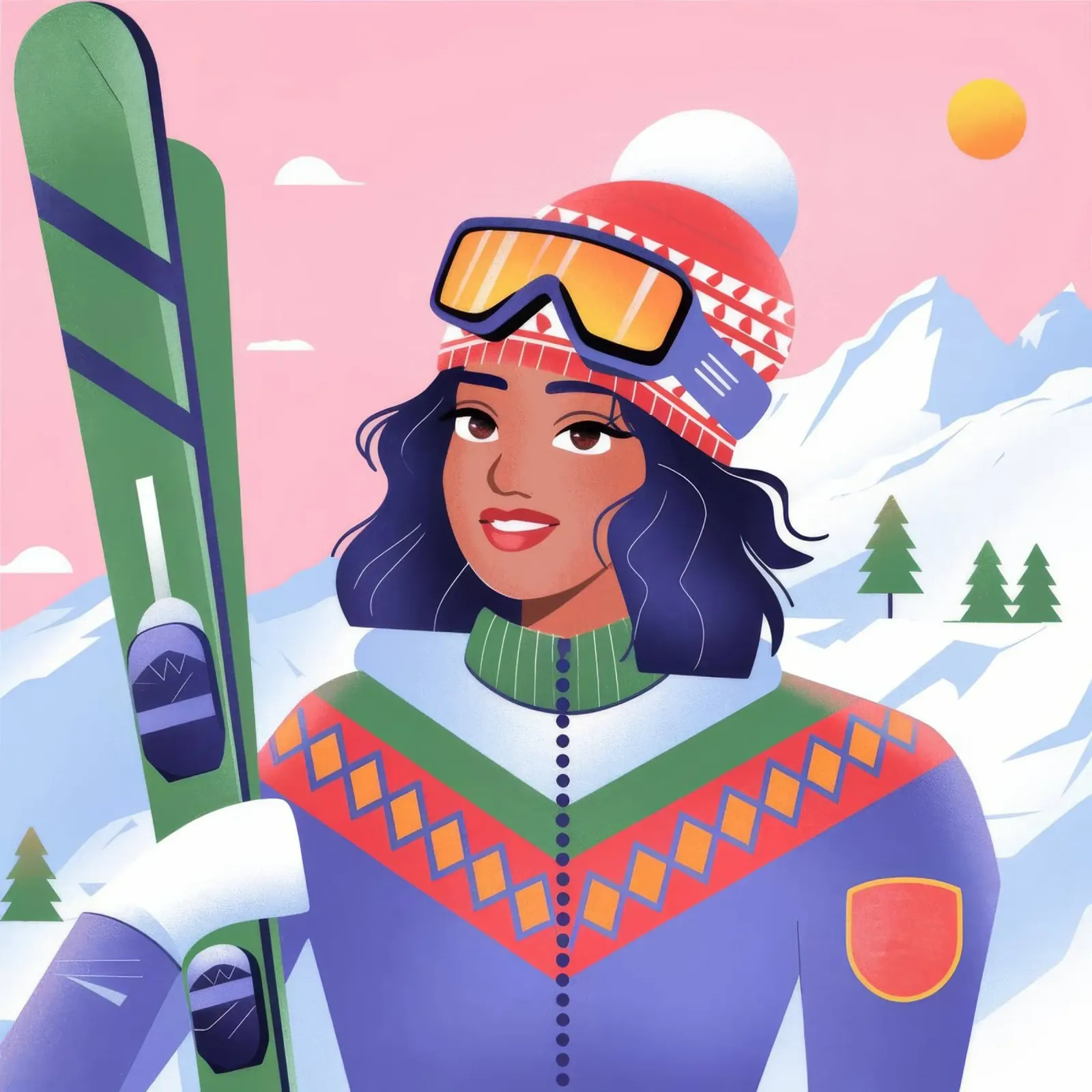 Snowboarder carta hahnemühle da Emery Kate