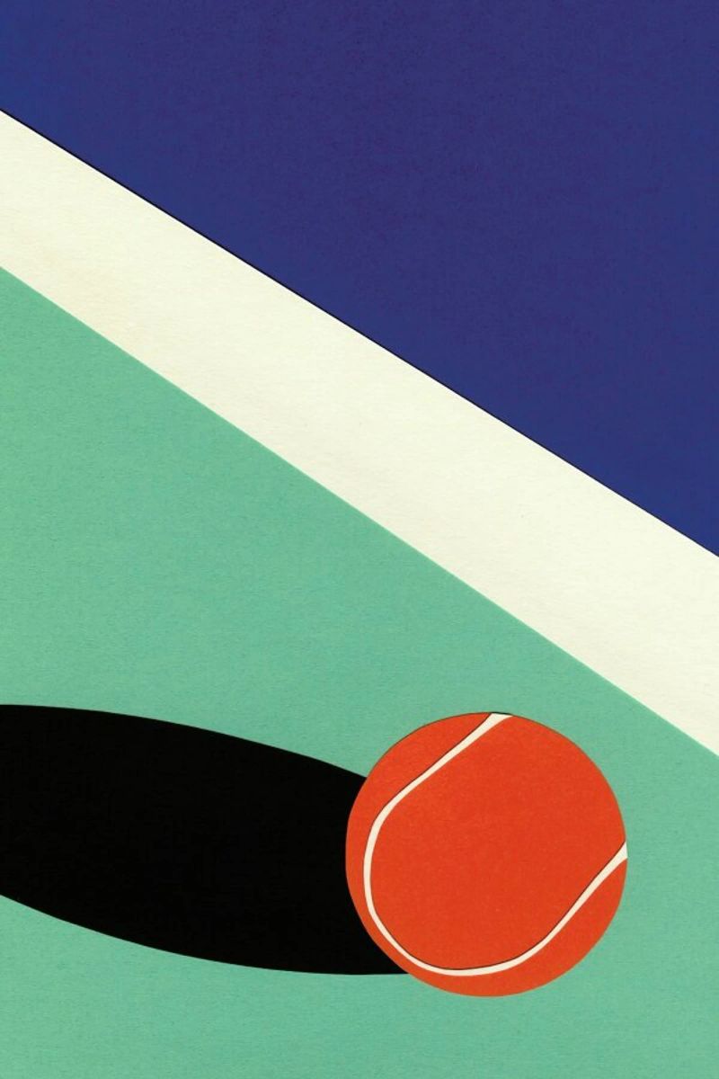 Arizona Tennis Club II poster by Rosi Feist