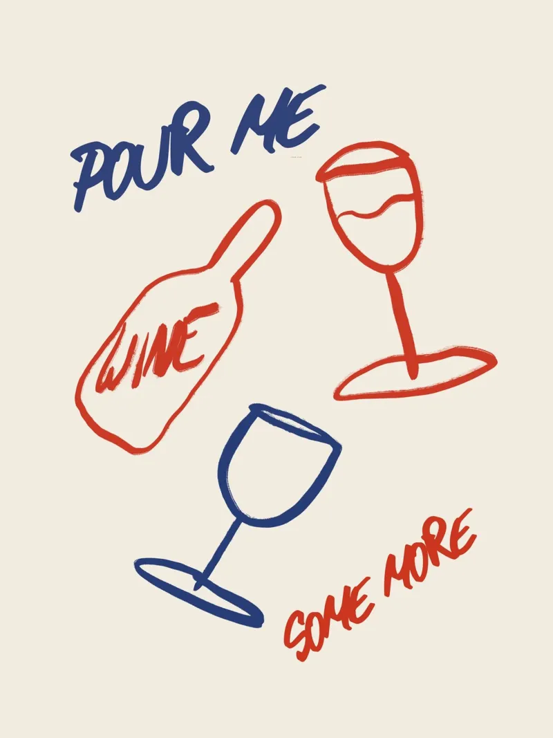 More Wine alluminio dibond da treechild