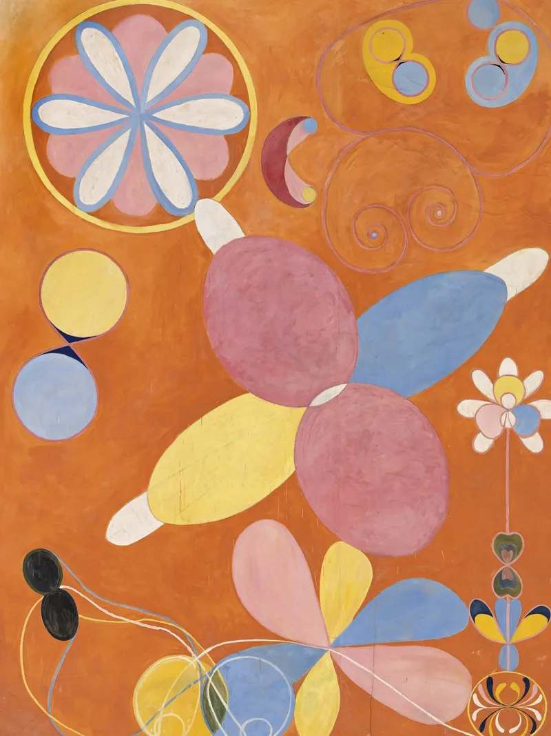 Hilma af Klint - I dieci più grandi, n. 04, Giovani, Gruppo IV plexiglass da William Store