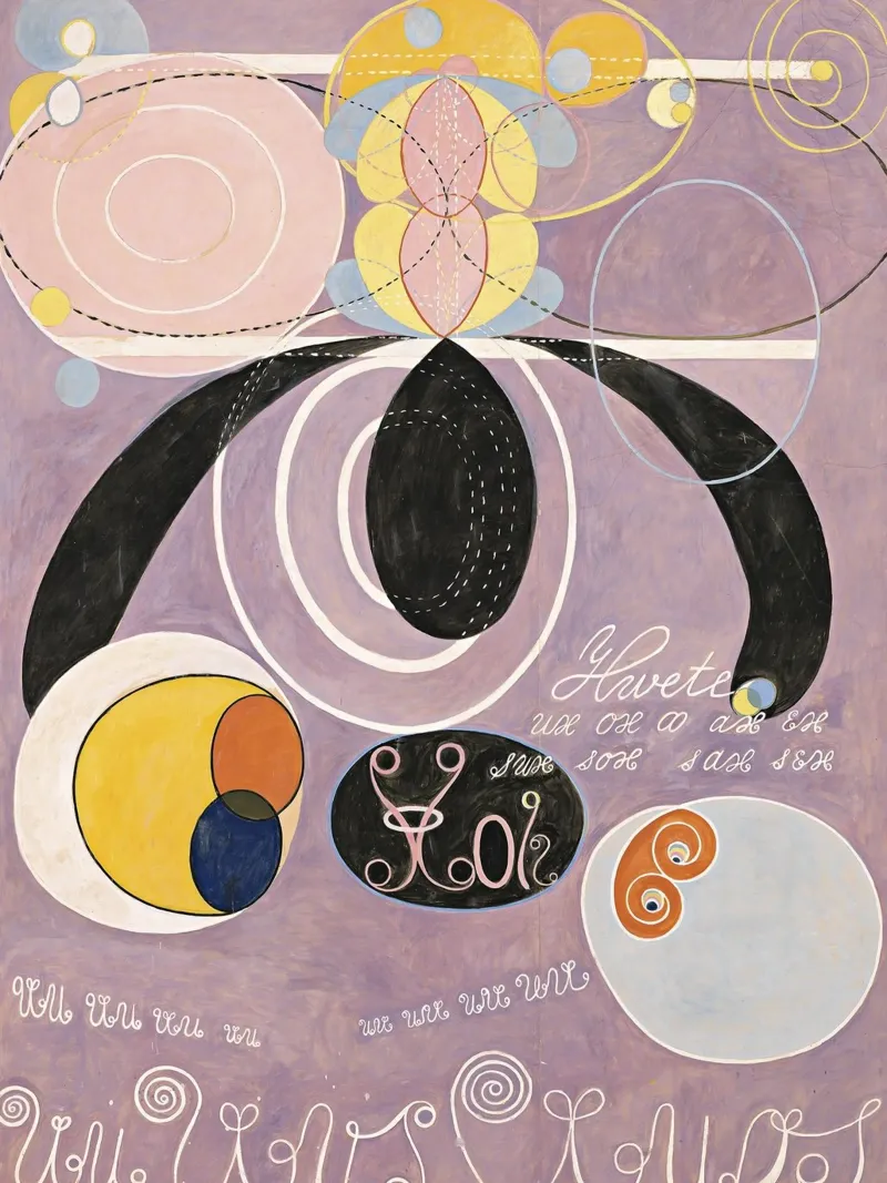 Hilma af Klint - Los diez mayores, nº 06, Edad adulta, Grupo I lienzo de William Store