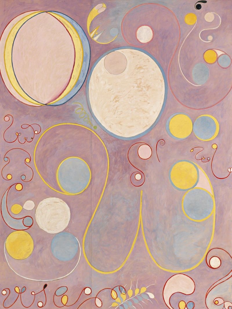 Hilma af Klint - Die Zehn Größten, Nr. 08, Erwachsenwerden, Gruppe I Poster von William Store