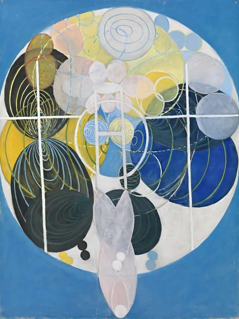 Hilma Af Klint - Les grandes figures, n° 5, groupe II hahnemühle de William Store