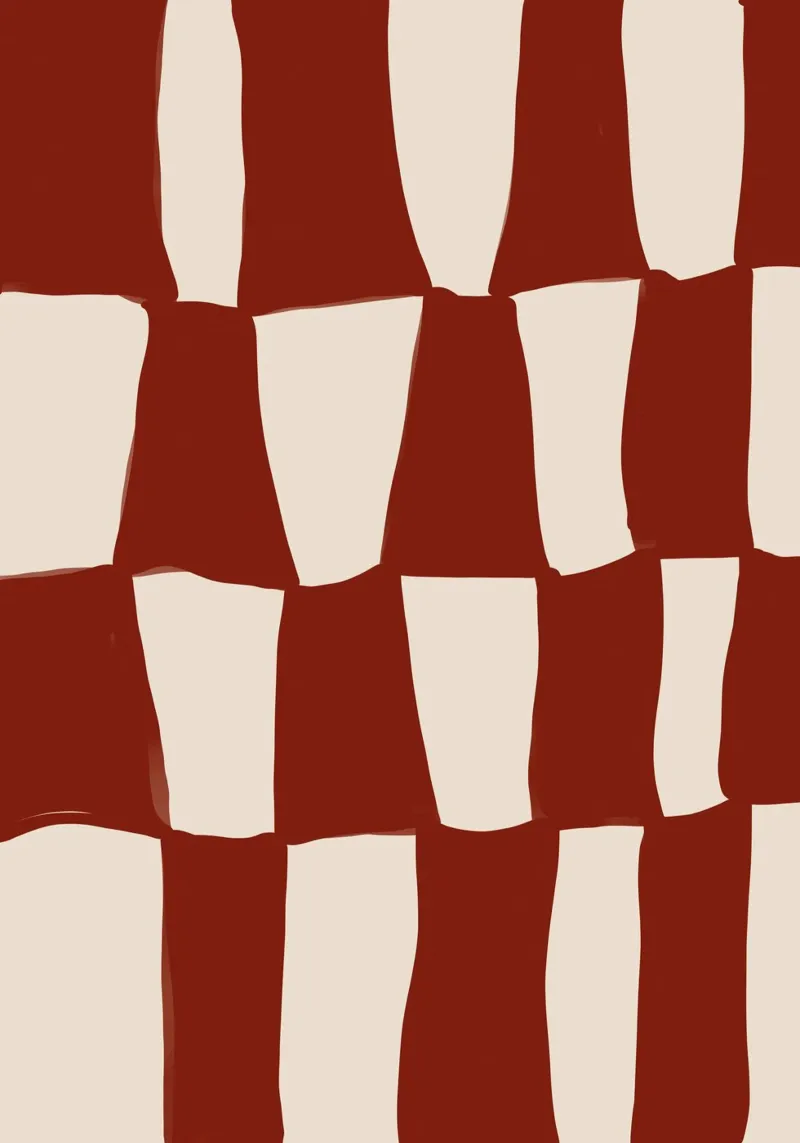 Red Pattern poster da treechild
