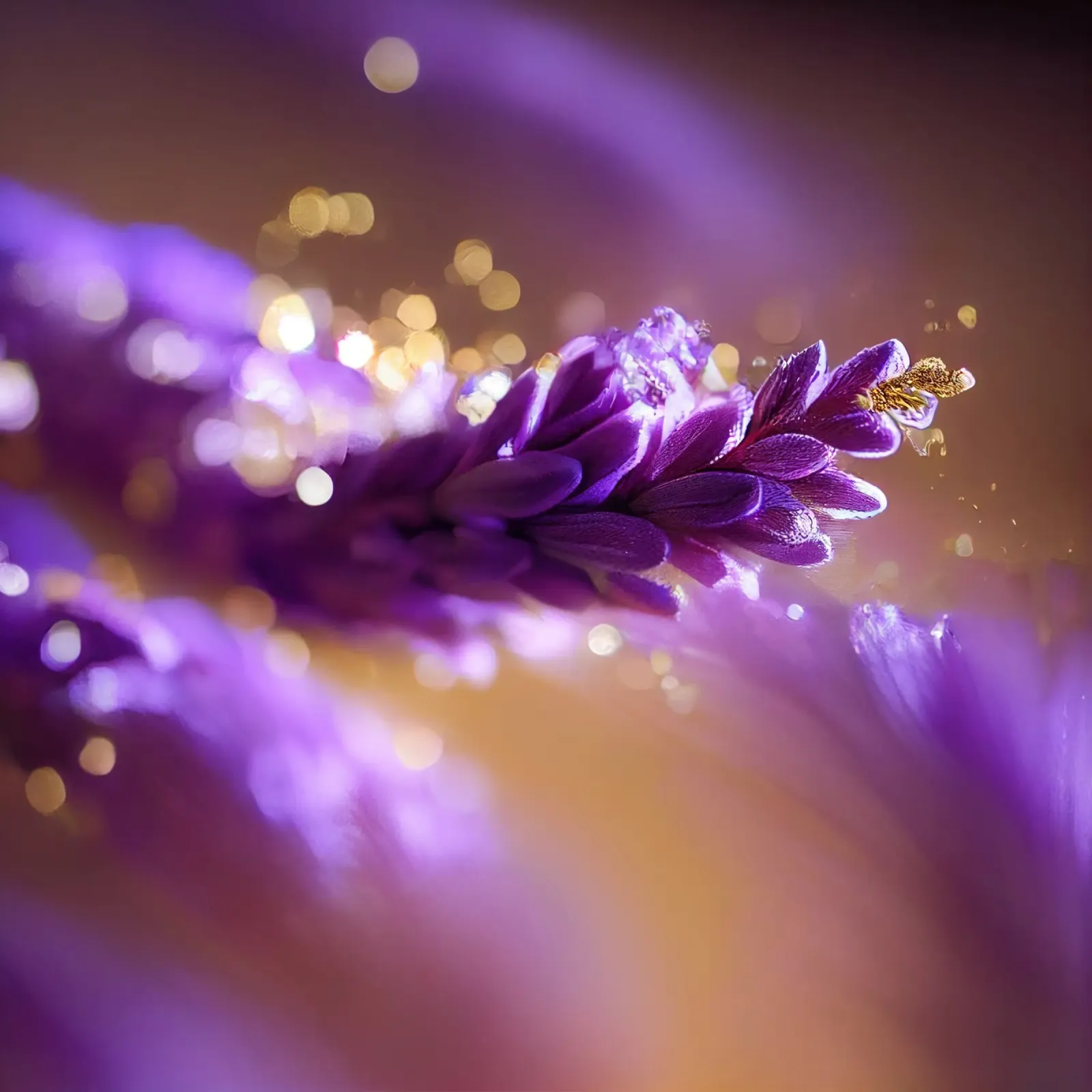 Macro fiore di lavanda pellicola backlit da Bold Blooms