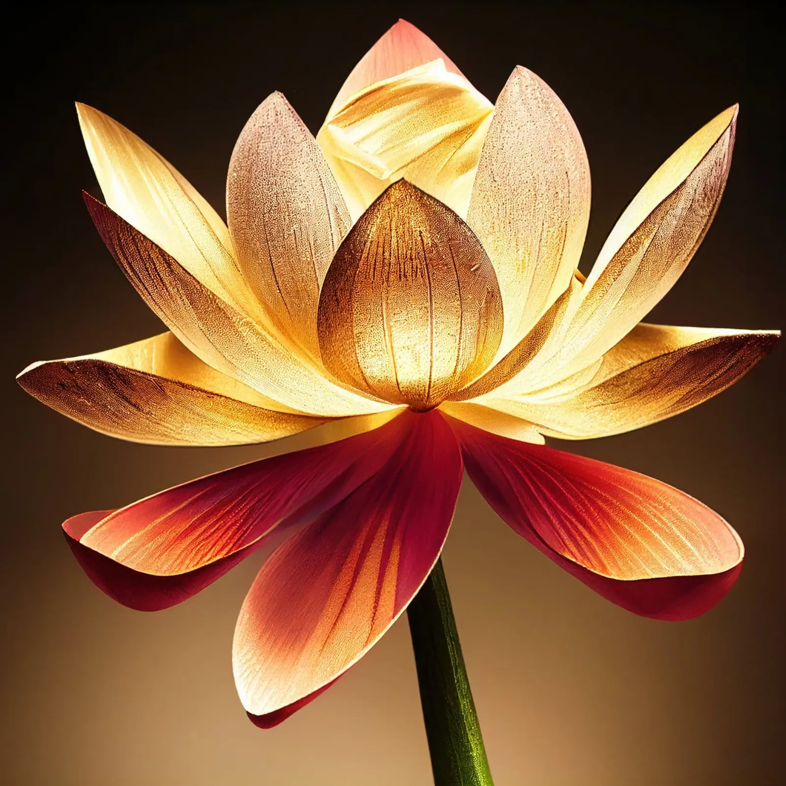 Macro fiore di loto plexiglass da Bold Blooms
