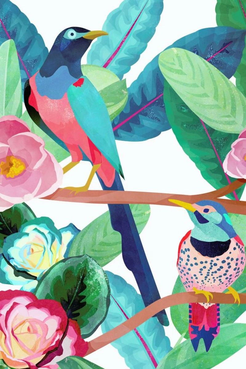 Birds of Spring poster by Goed Blauw