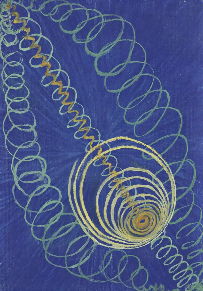 Hilma af Klint - Caos primordiale, n.16 (1907) plexiglass da William Store
