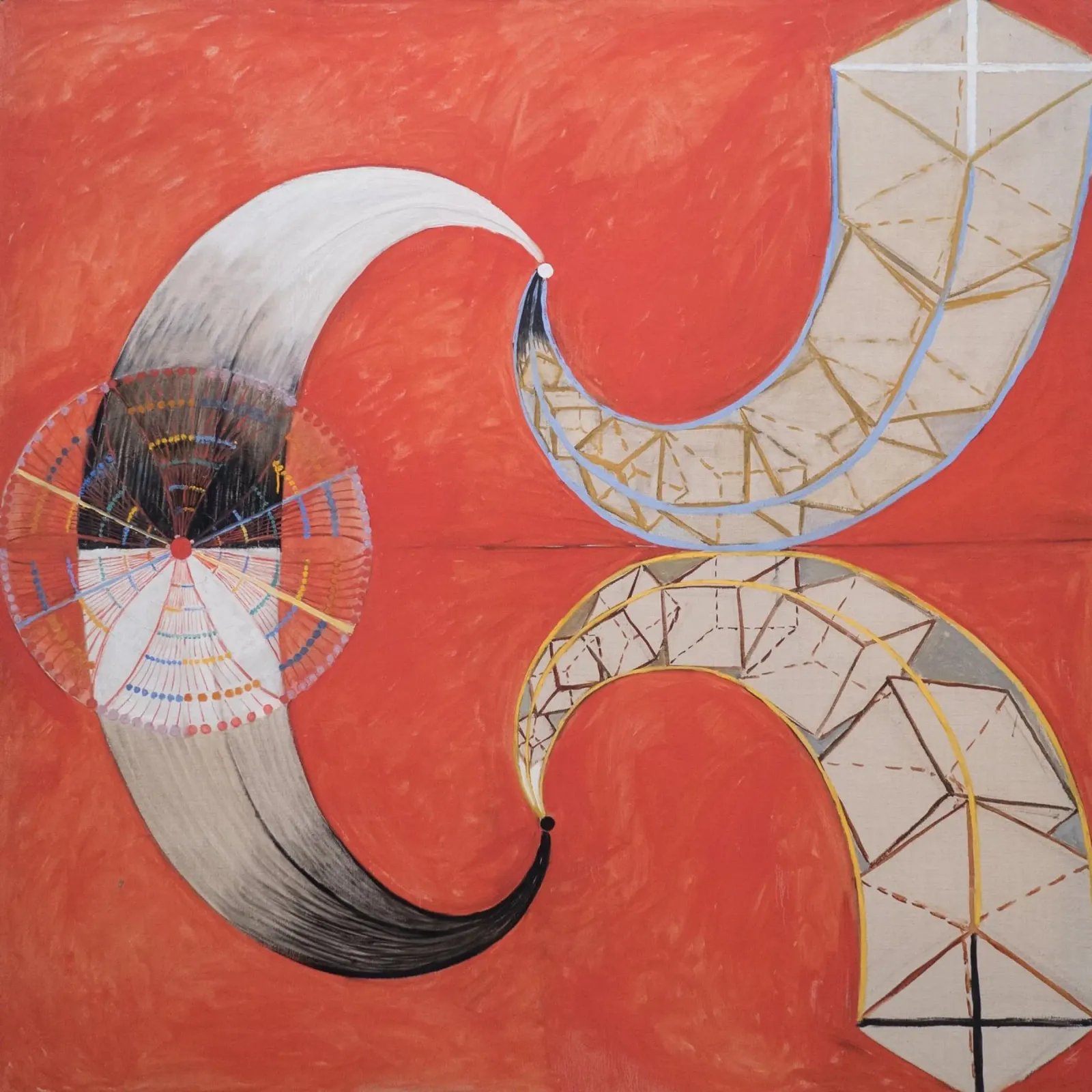Hilma af Klint - Il Cigno, n. 09, Gruppo IX-SUW pellicola backlit da William Store
