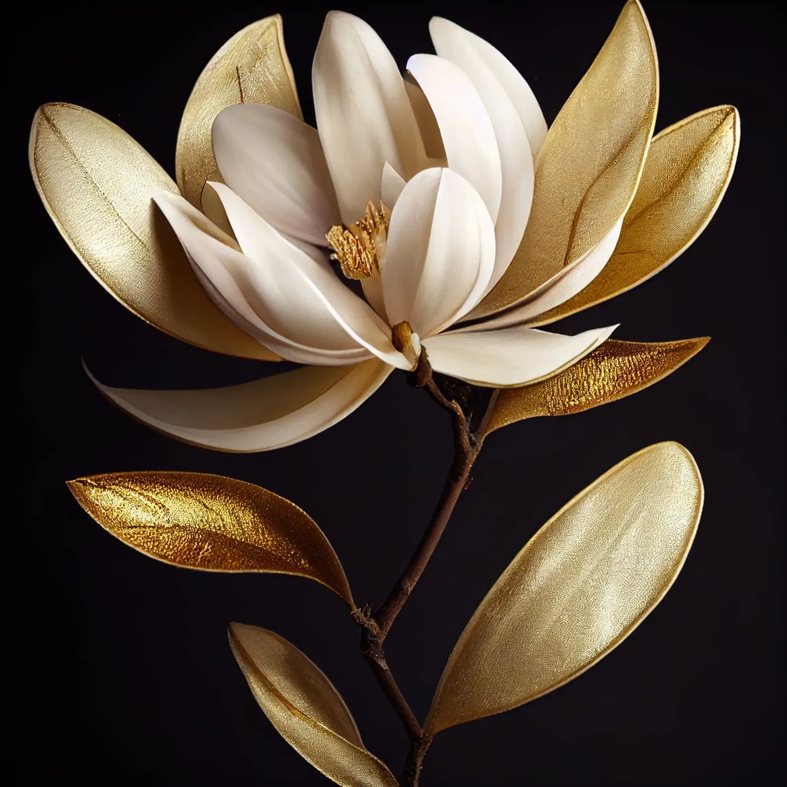 Macro Magnolia Flower pellicola backlit da Bold Blooms