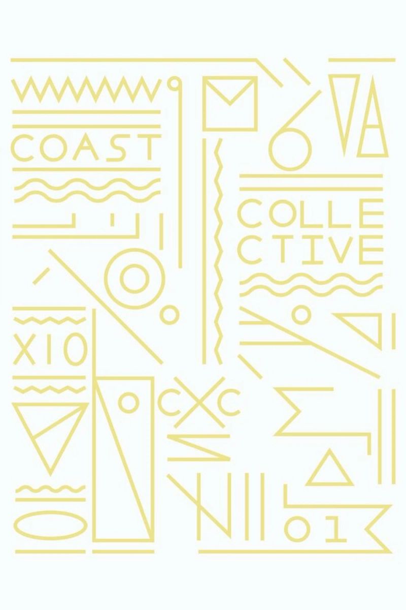 Coast poster con marco de plástico de Tyler Dale