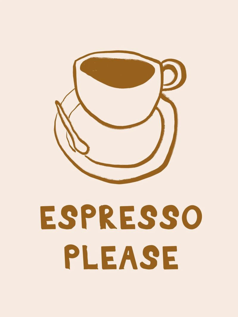 Espresso Please Poster von treechild