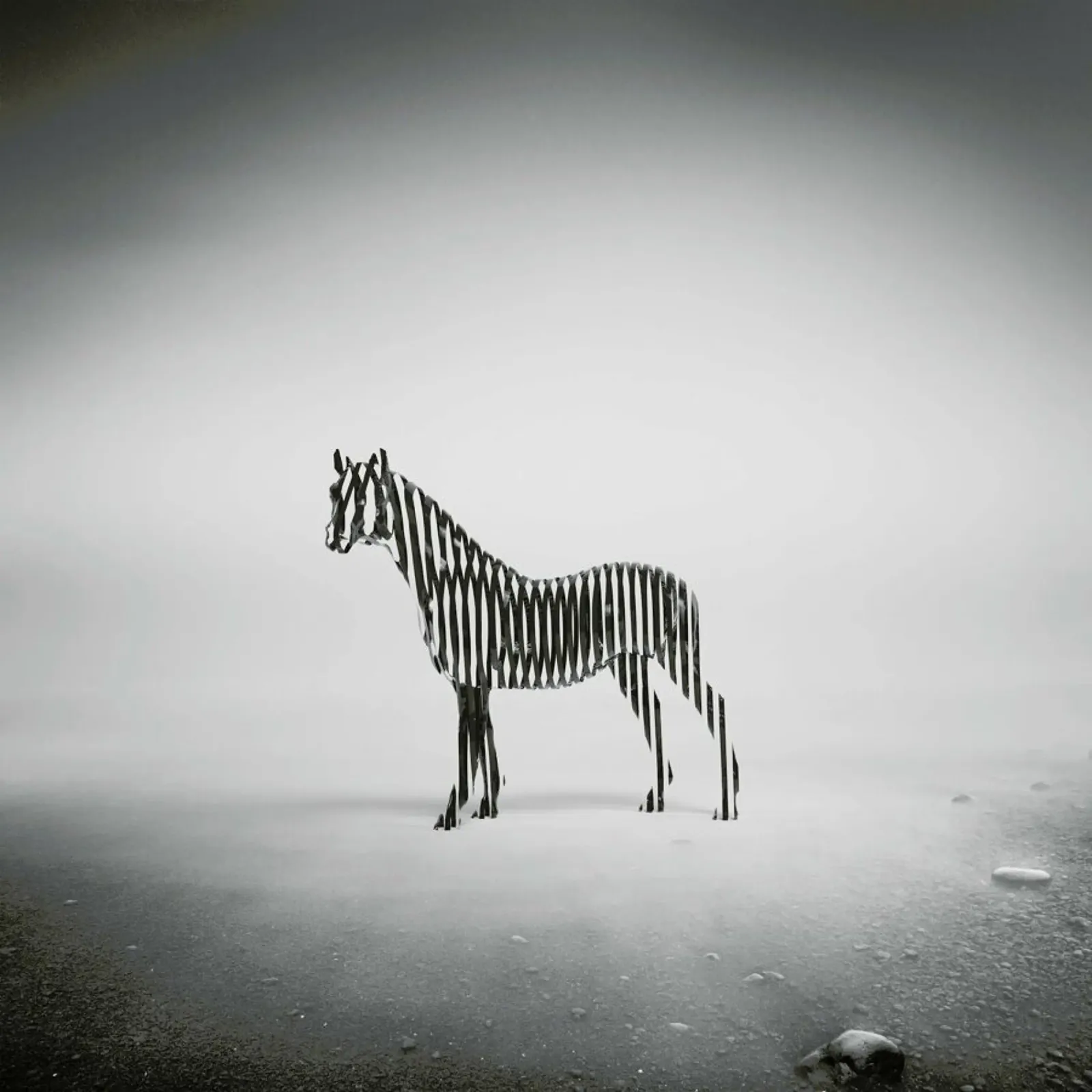 Zebra Mist pellicola backlit da Eugene Soloviev