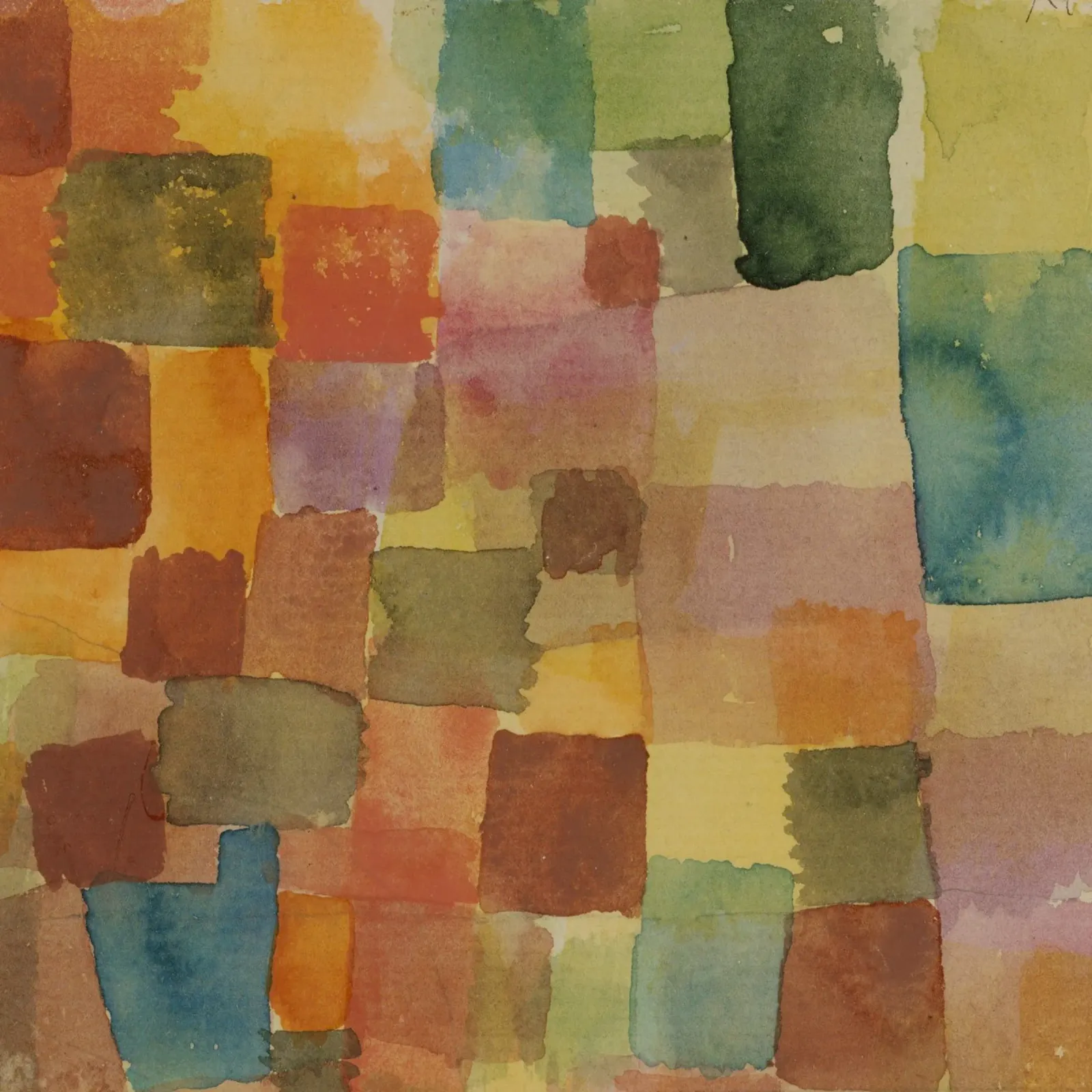 Paul Klee - Sin título, 1914 lámina retroiluminada de Timeless Artworks