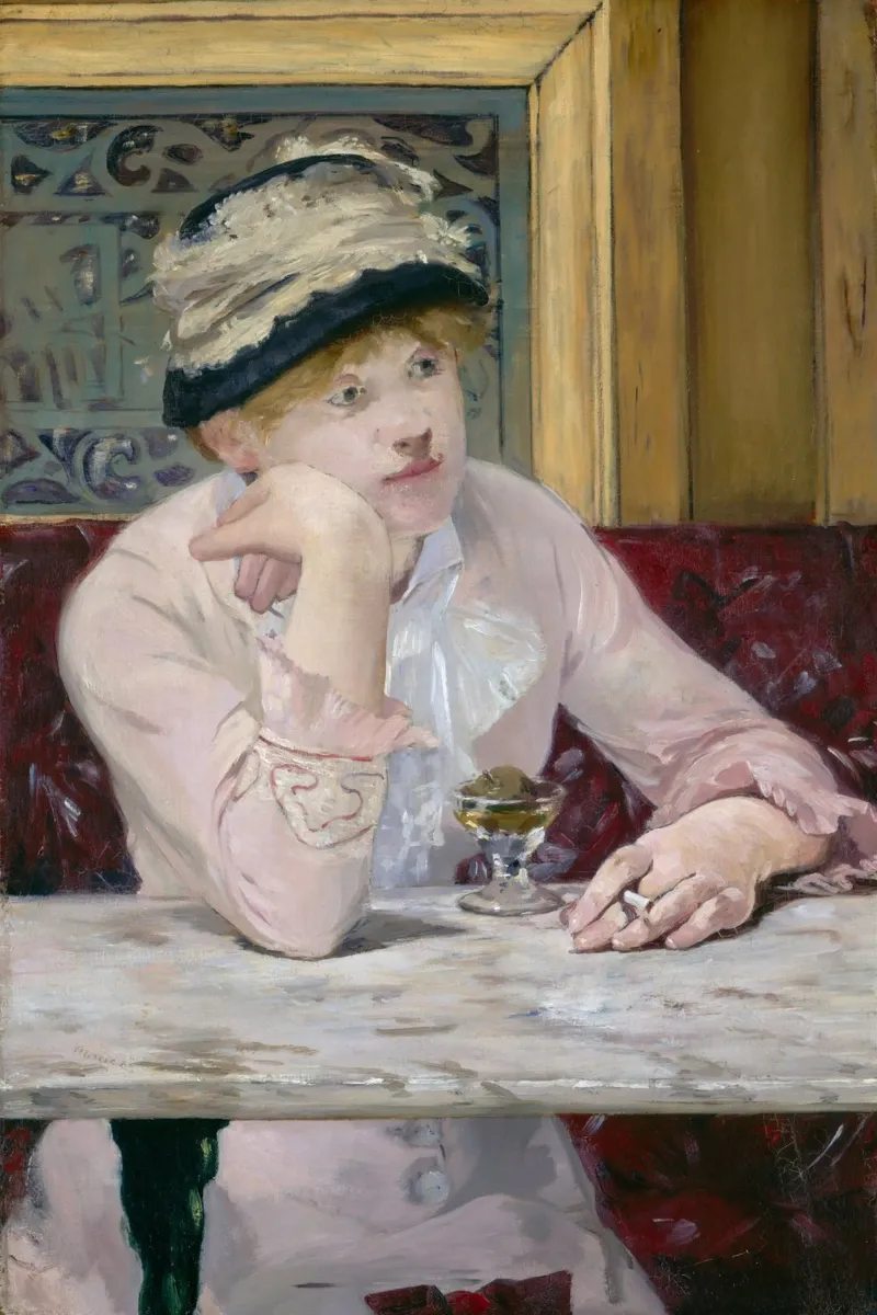 Édouard Manet - Plum Brandy canvas by Little Art Histories