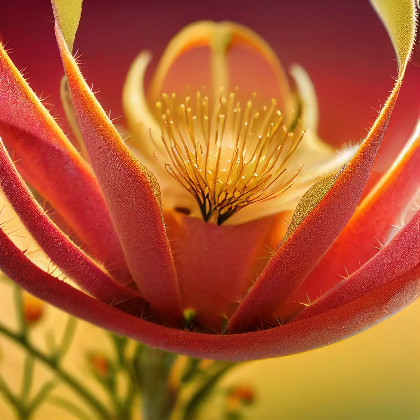 Macro fiore di papavero d'India messicano pellicola backlit da Bold Blooms