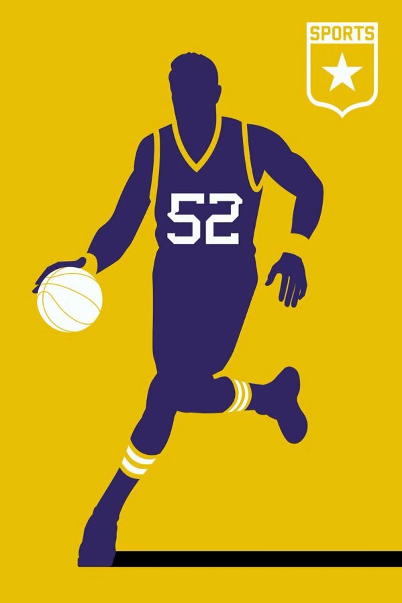 Basketball poster de Bo Lundberg