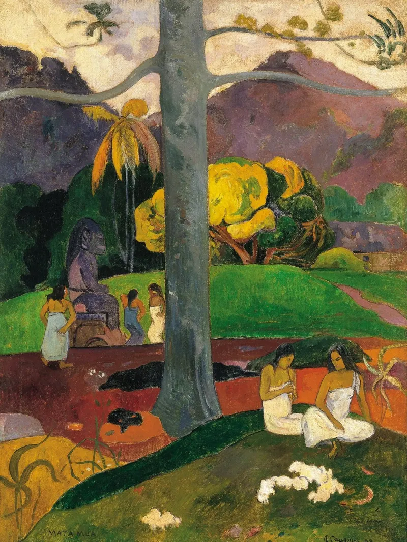 Paul Gauguin - Mata Mua pellicola backlit da Timeless Artworks