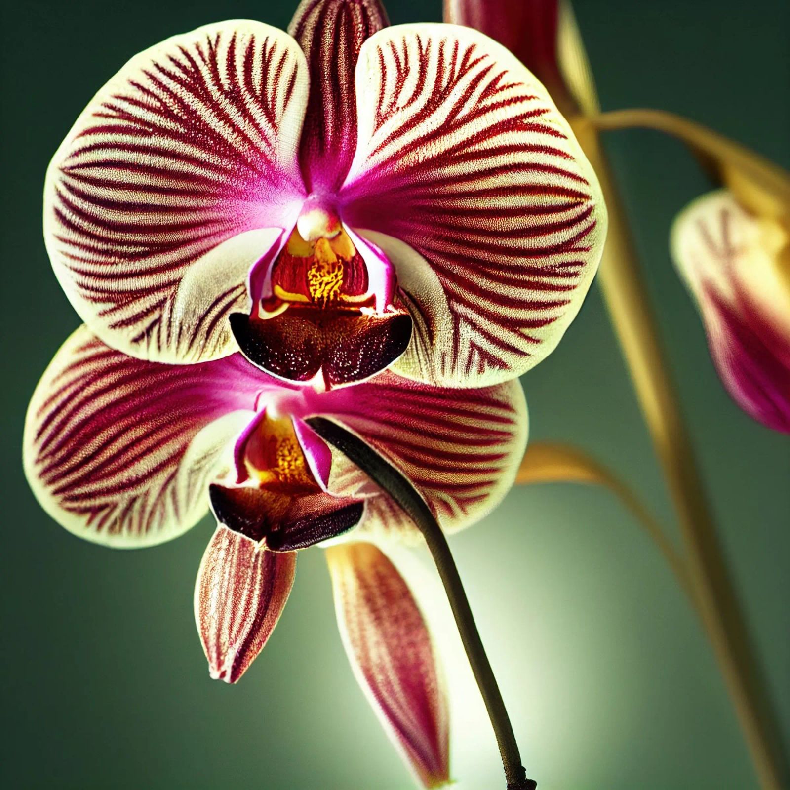 Macro fiore di orchidea carta hahnemühle da Bold Blooms