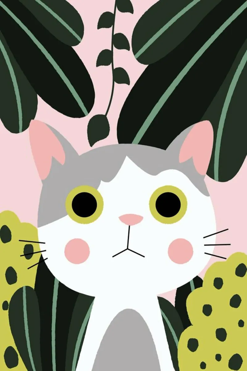 Jungle Cat carta hahnemühle da Karin Bijlsma