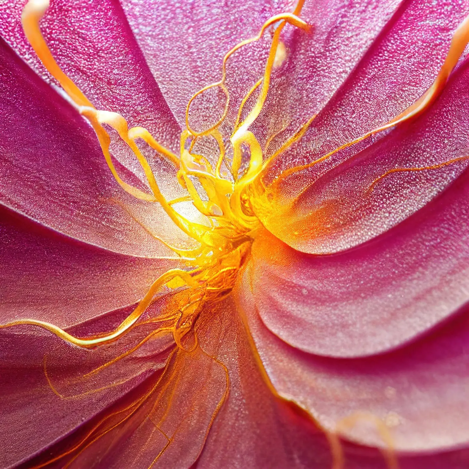 Macro fiore di pervinca plexiglass da Bold Blooms