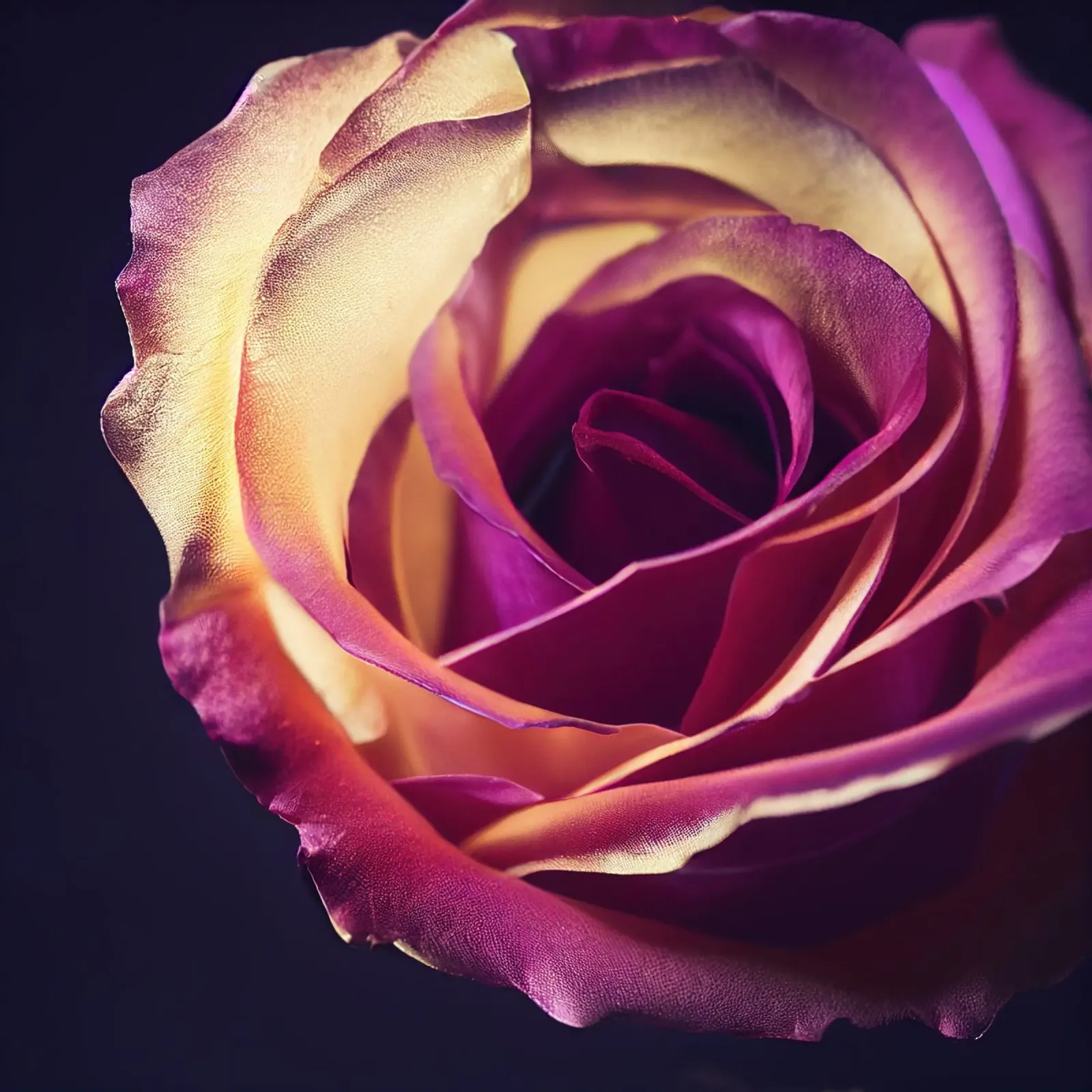 Macro fiore di rosa pellicola backlit da Bold Blooms