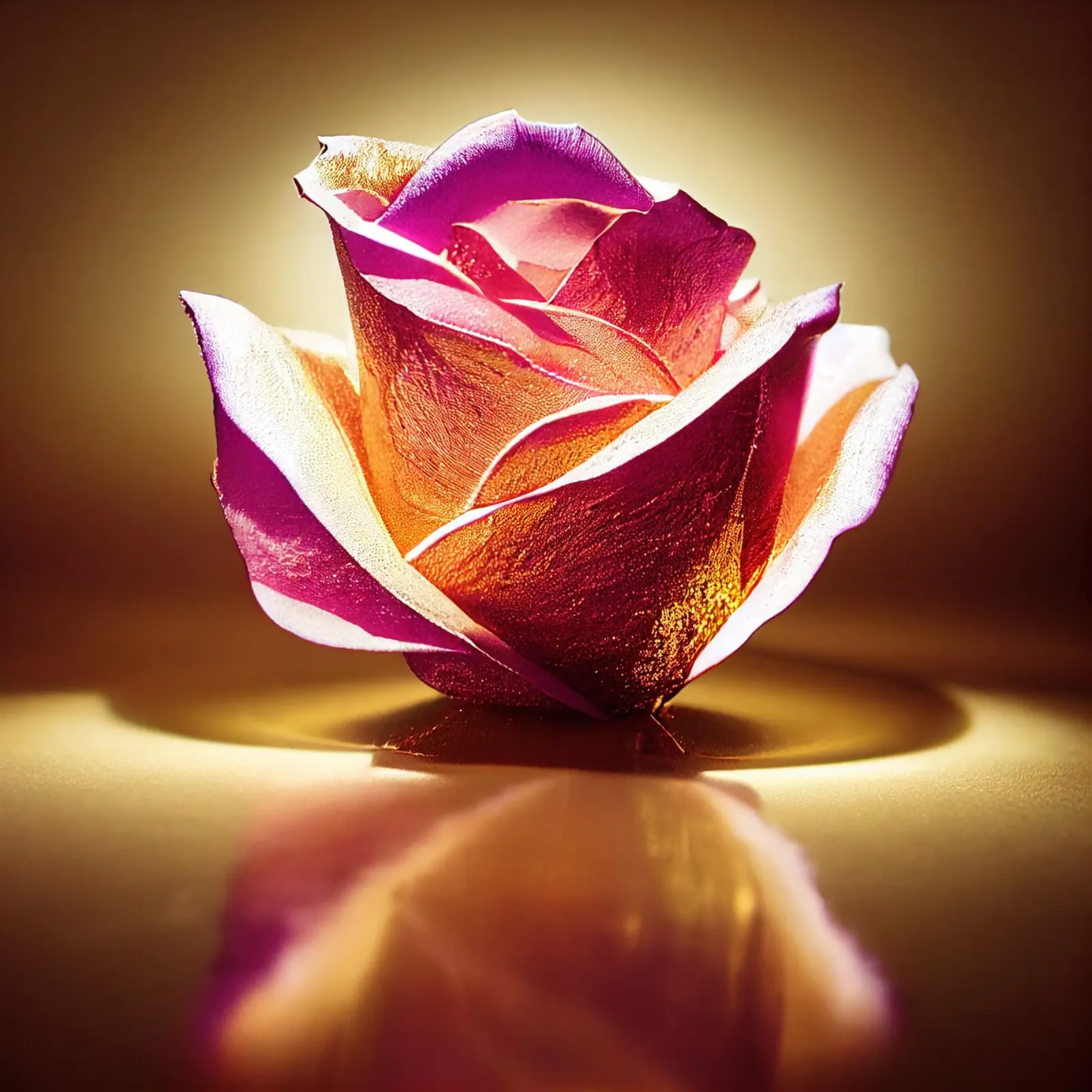 Macro fiore di rosa plexiglass da Bold Blooms