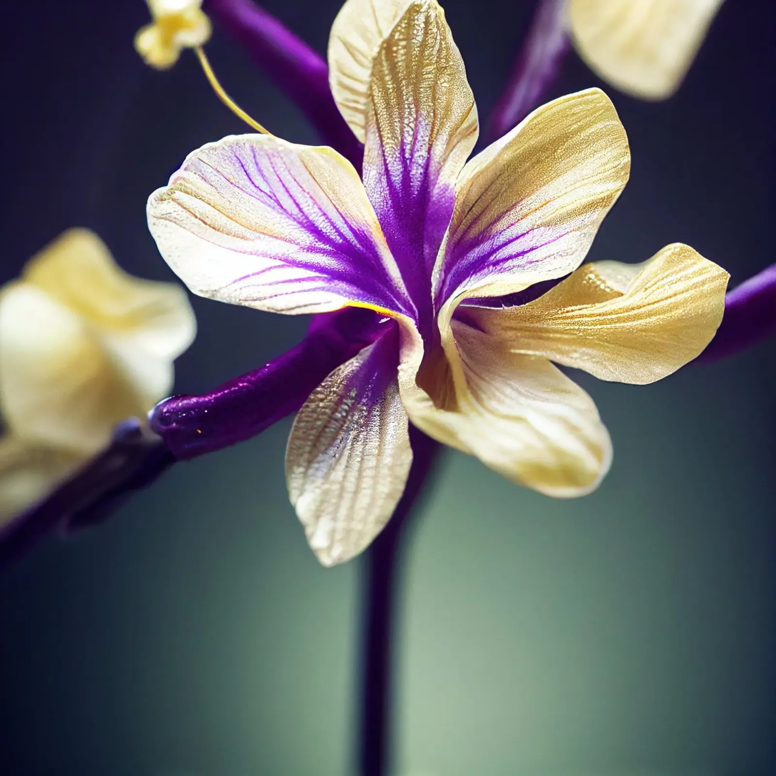Macro Fiore di violetta pellicola backlit da Bold Blooms