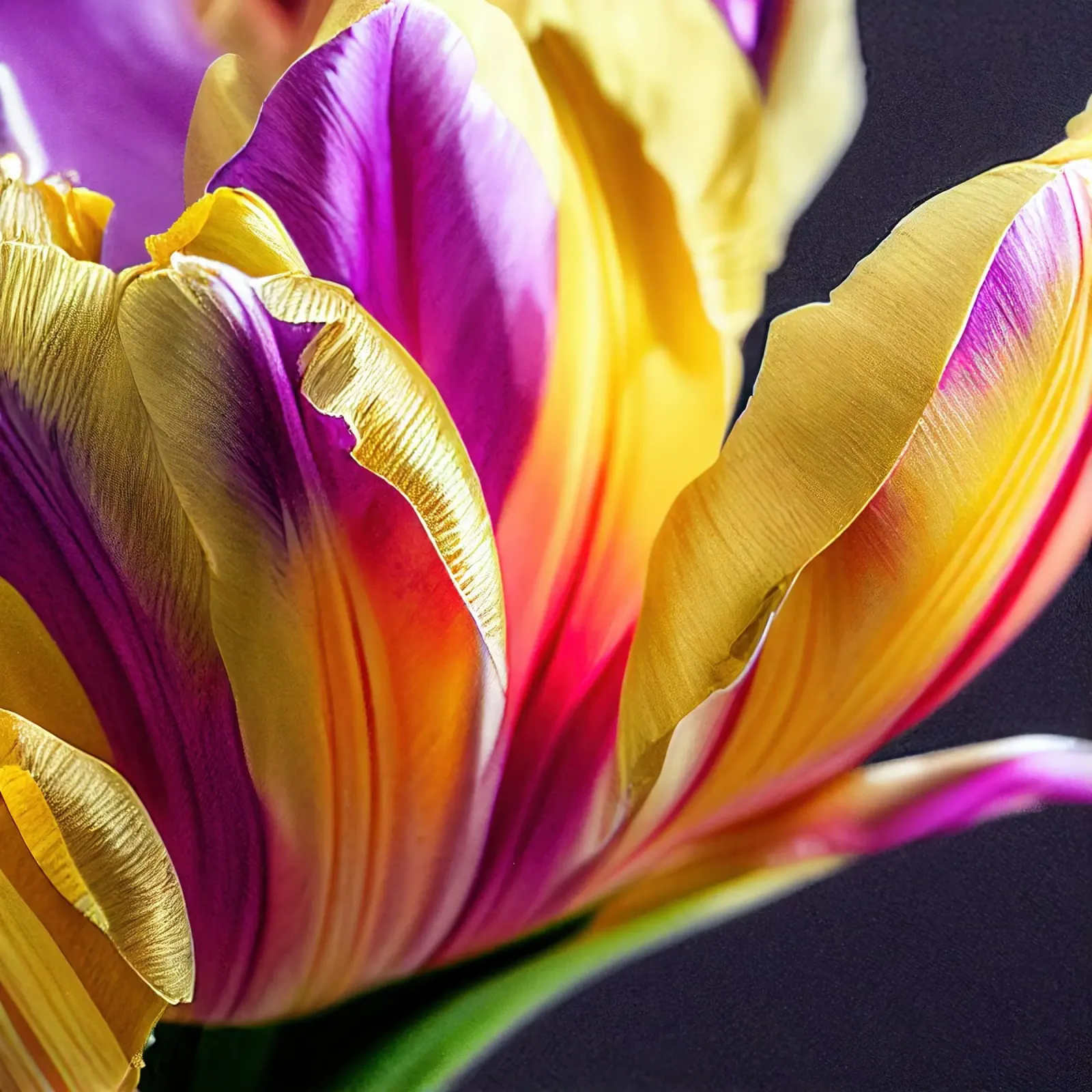 Macro fiore di tulipano pellicola backlit da Bold Blooms
