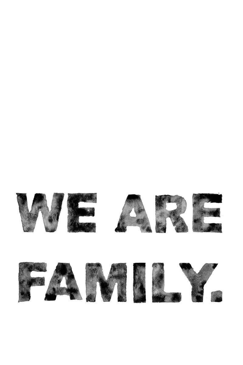 We Are Family poster da KRUTH DESIGN