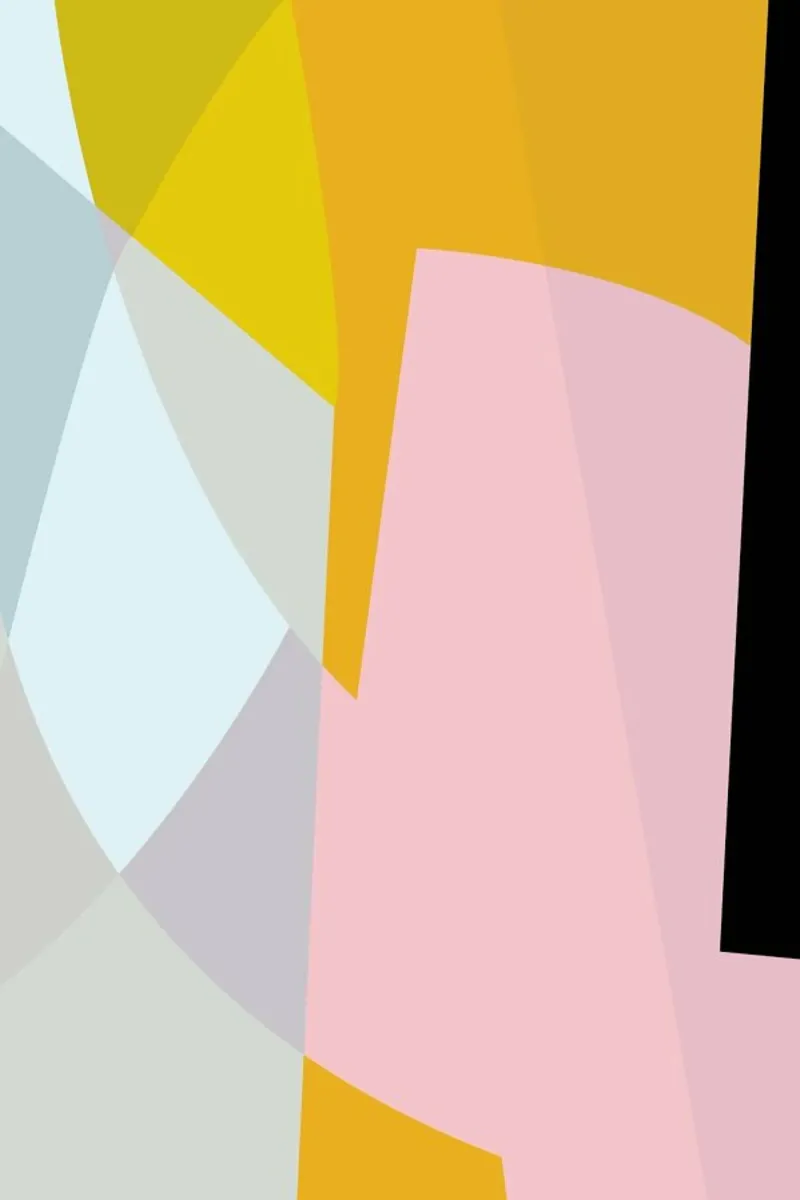 Pastel 3 poster con telaio in alluminio da Jonathan Lawes