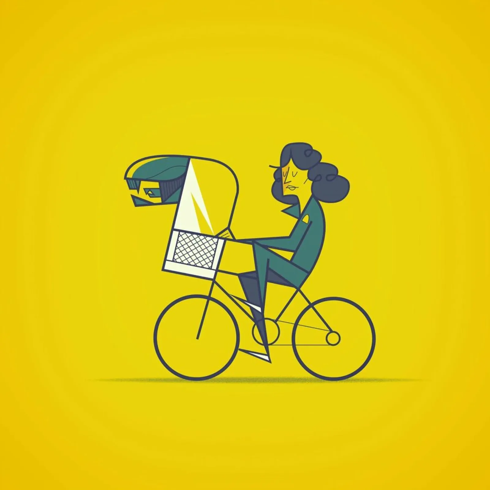 A.L.I.E.N lienzo de Ale Giorgini