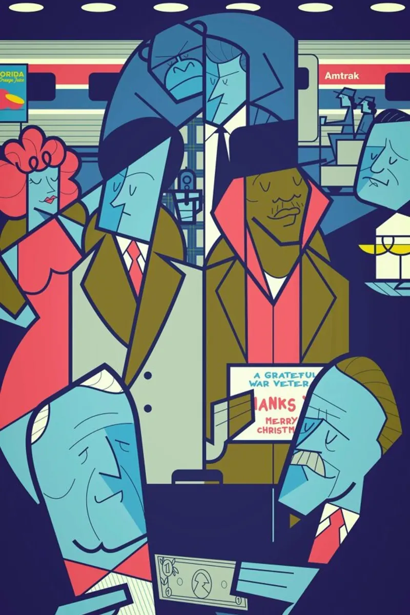 Frozen Orange Juice pellicola backlit da Ale Giorgini
