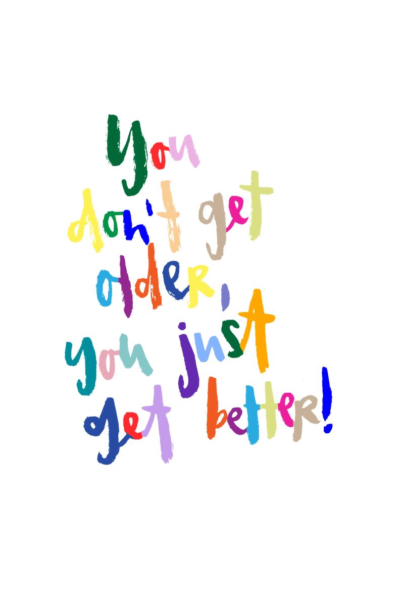 You Don't Get Older tela da Brushmeetspaper