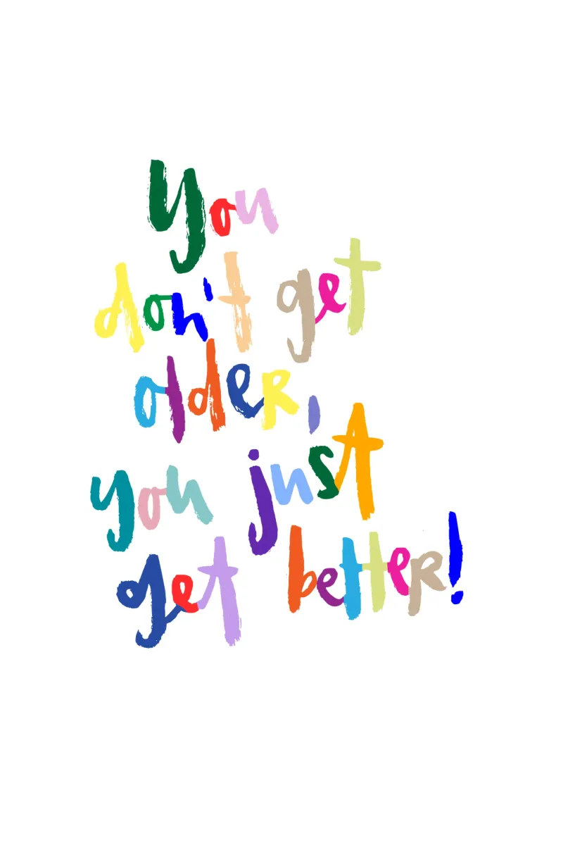 You Don't Get Older tela da Brushmeetspaper