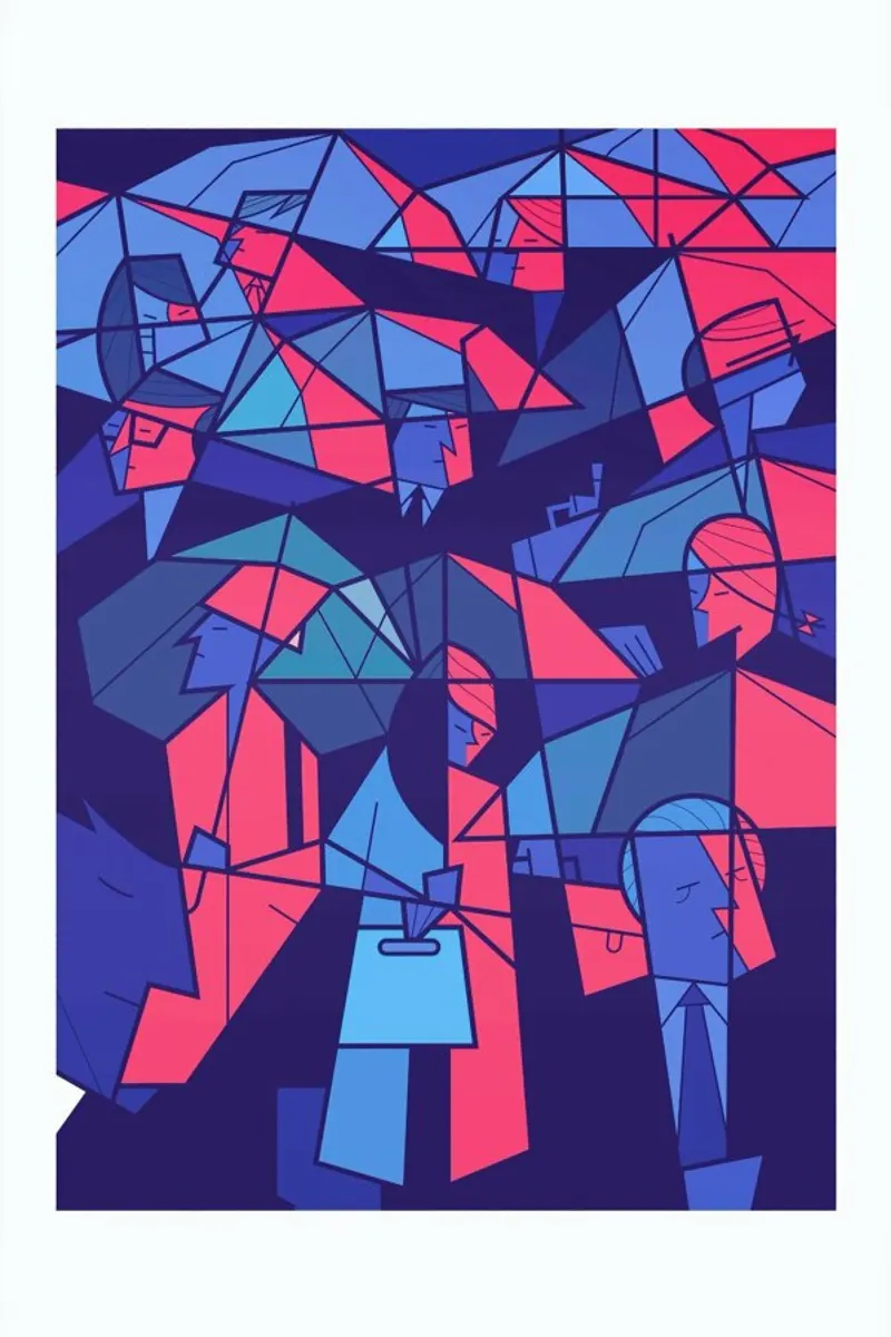 Tokyo Frames Rain pellicola backlit da Ale Giorgini
