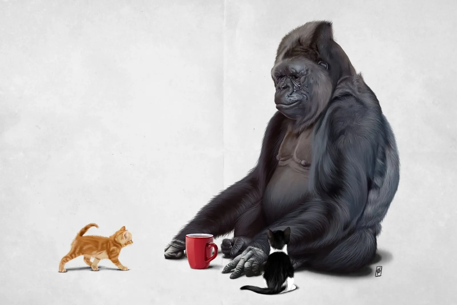 I Should Koko (Wordless) pellicola backlit da Rob Art | Illustration