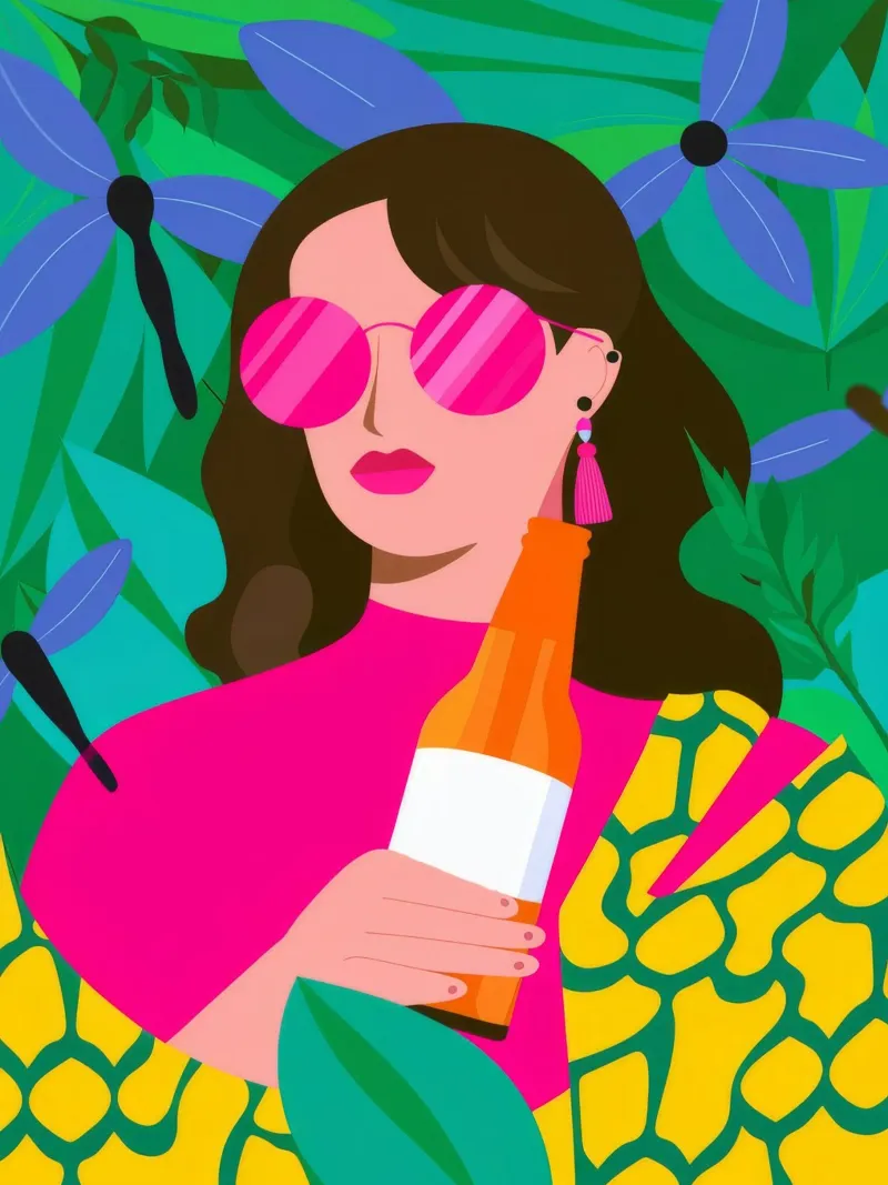 Lebendiges Porträt Poster von Emery Kate