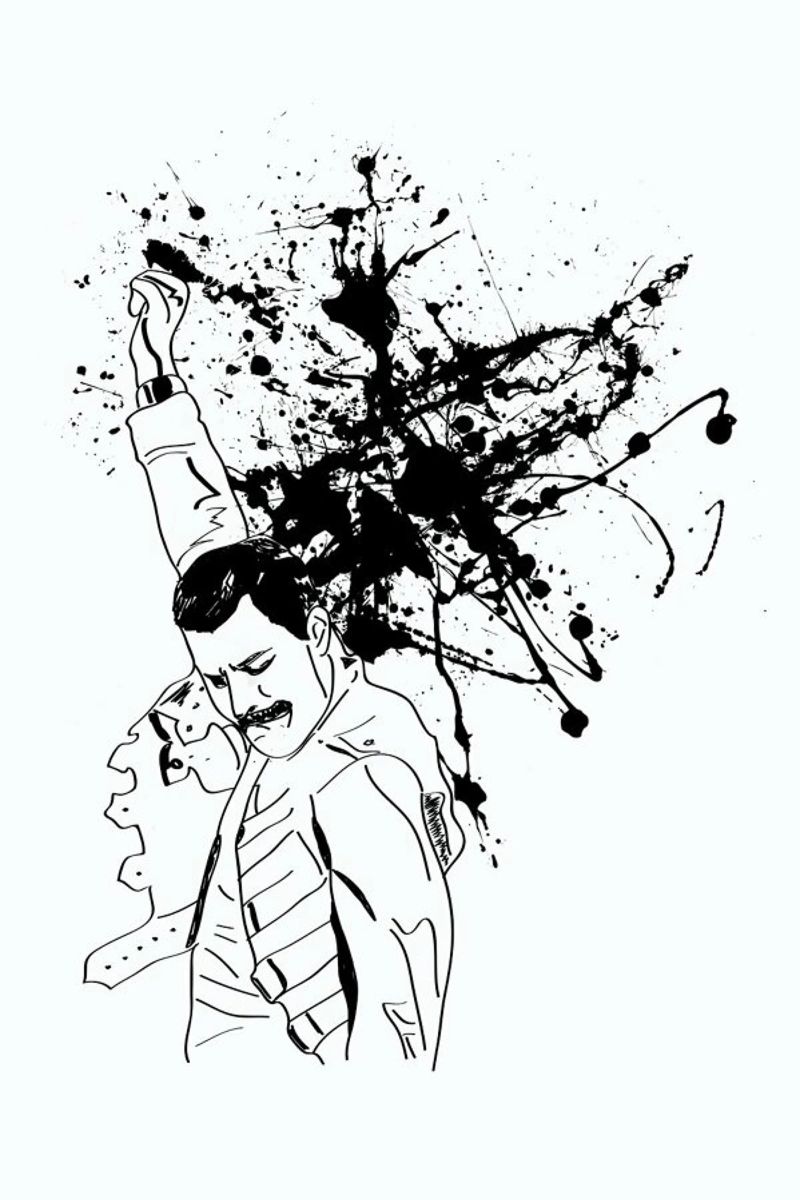 Freddie Poster von AS Art
