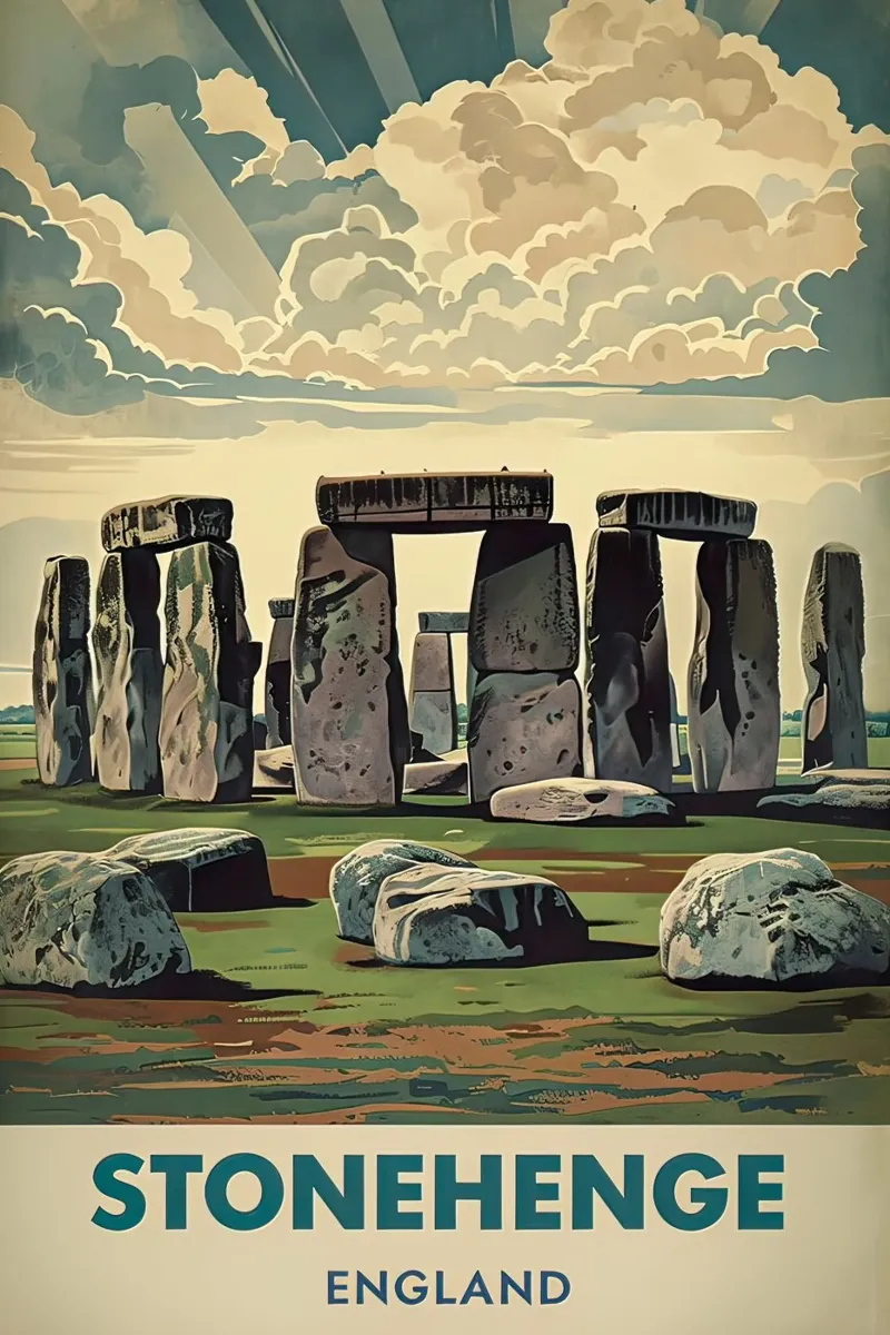 poster di stonehenge pellicola backlit da ARTVI-SHOP