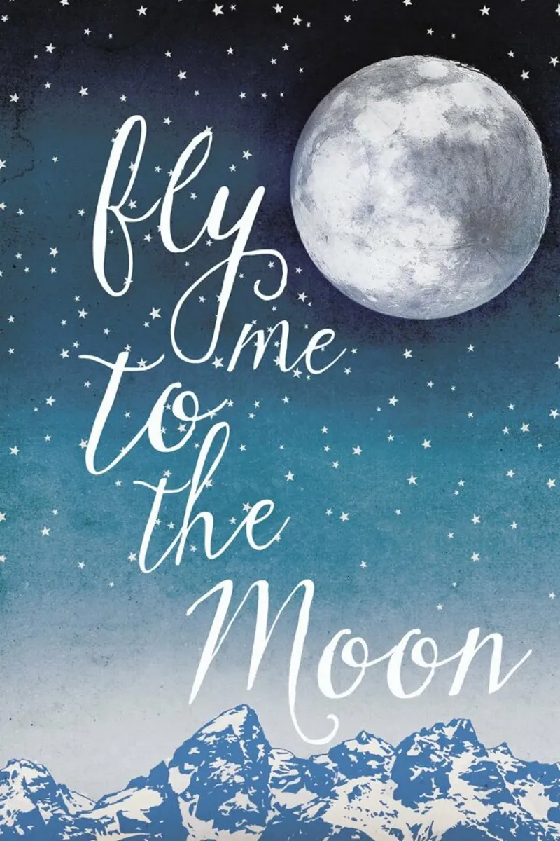 Fly Me to the Moon poster da treechild