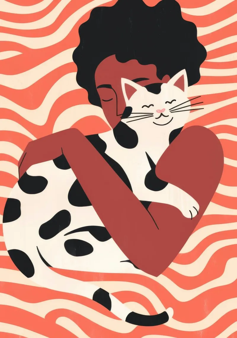 Compagno del gatto carta hahnemühle da Emery Kate
