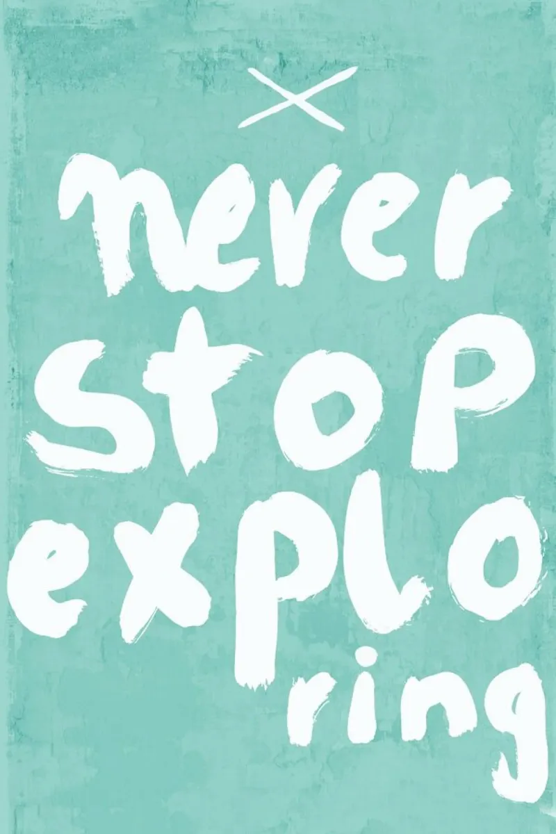 Never Stop Exploring poster da treechild