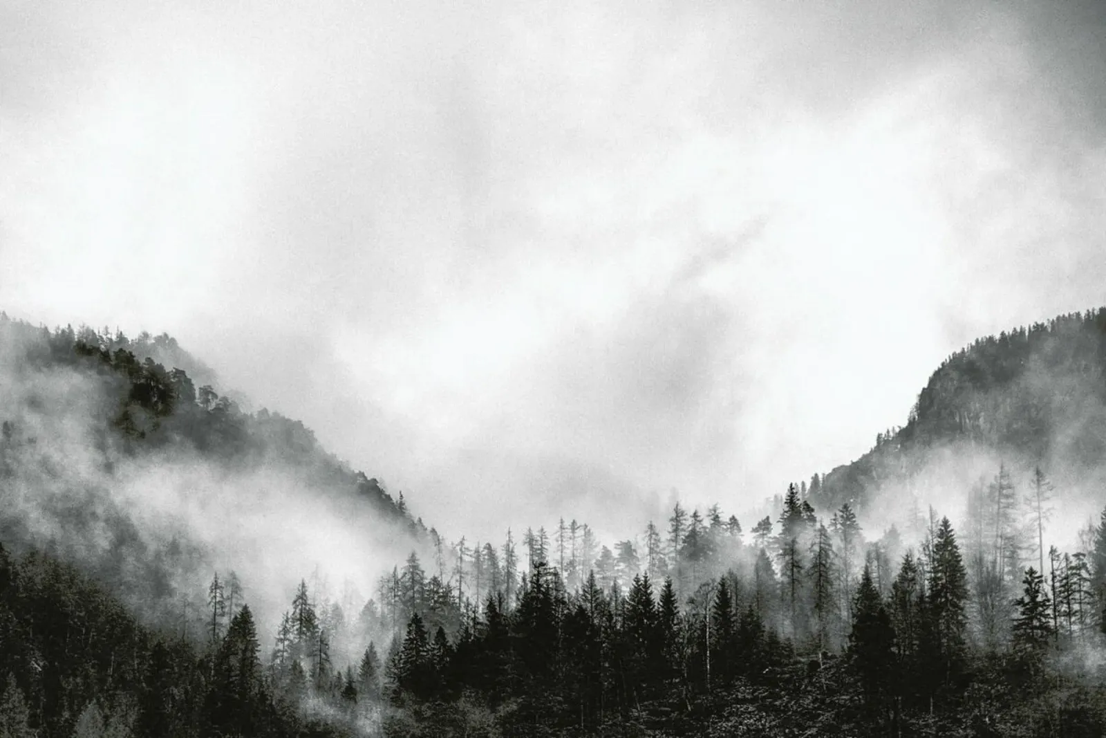 Moody Clouds 4 alluminio dibond da Nur Mut