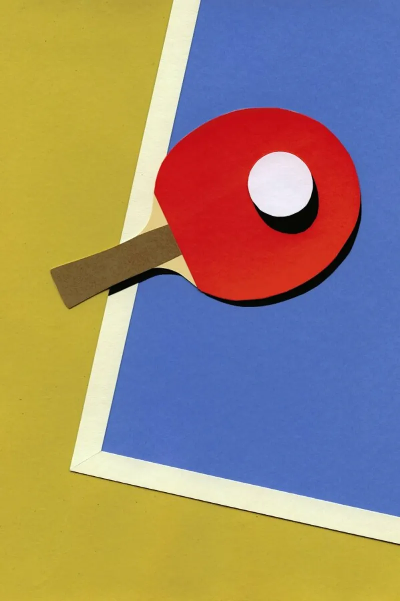 Table Tennis Team Red pellicola backlit da Rosi Feist